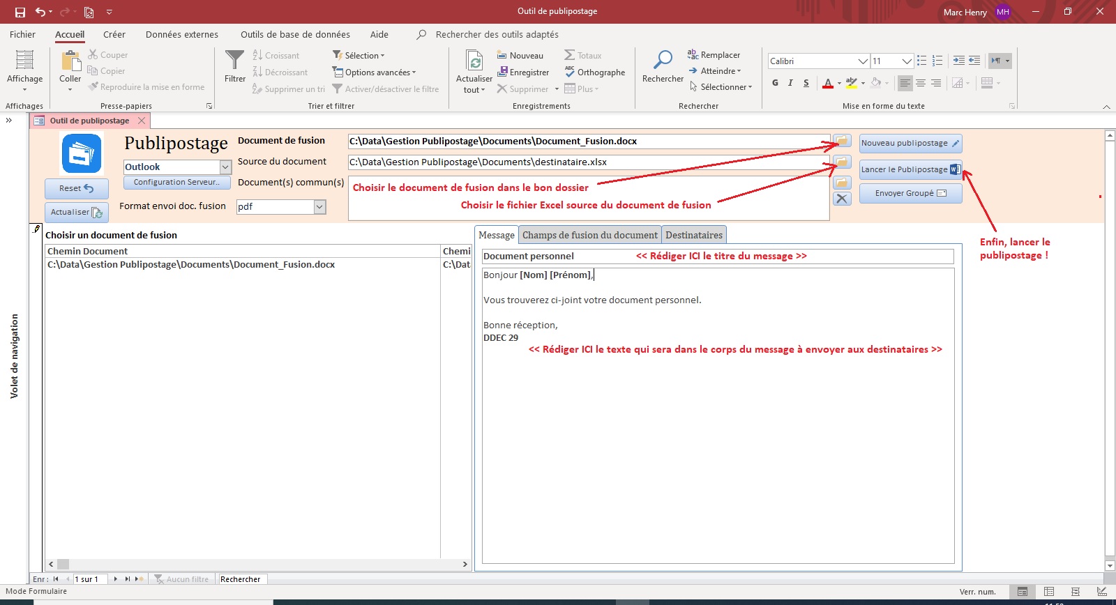 F_Publipostage F_Publipostage